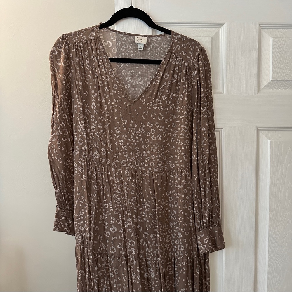 a new day Maxi Dress - Brown Cheetah / SMALL